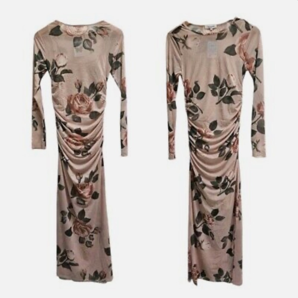 No Doubt Floral Long Sleeve Dress